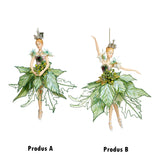 Ornament pentru brad, Balerina Bijoux, verde, 23 cm - SIMONA'S CHRISTMAS Ornament pentru brad, Balerina Bijoux, verde, 23 cm - SIMONA'S CHRISTMAS