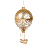 Ornament pentru brad, Balon cu Aer Cald, crem/auriu, 16 cm - SIMONA'S CHRISTMAS Ornament pentru brad, Balon cu Aer Cald, crem/auriu, 16 cm - SIMONA'S CHRISTMAS