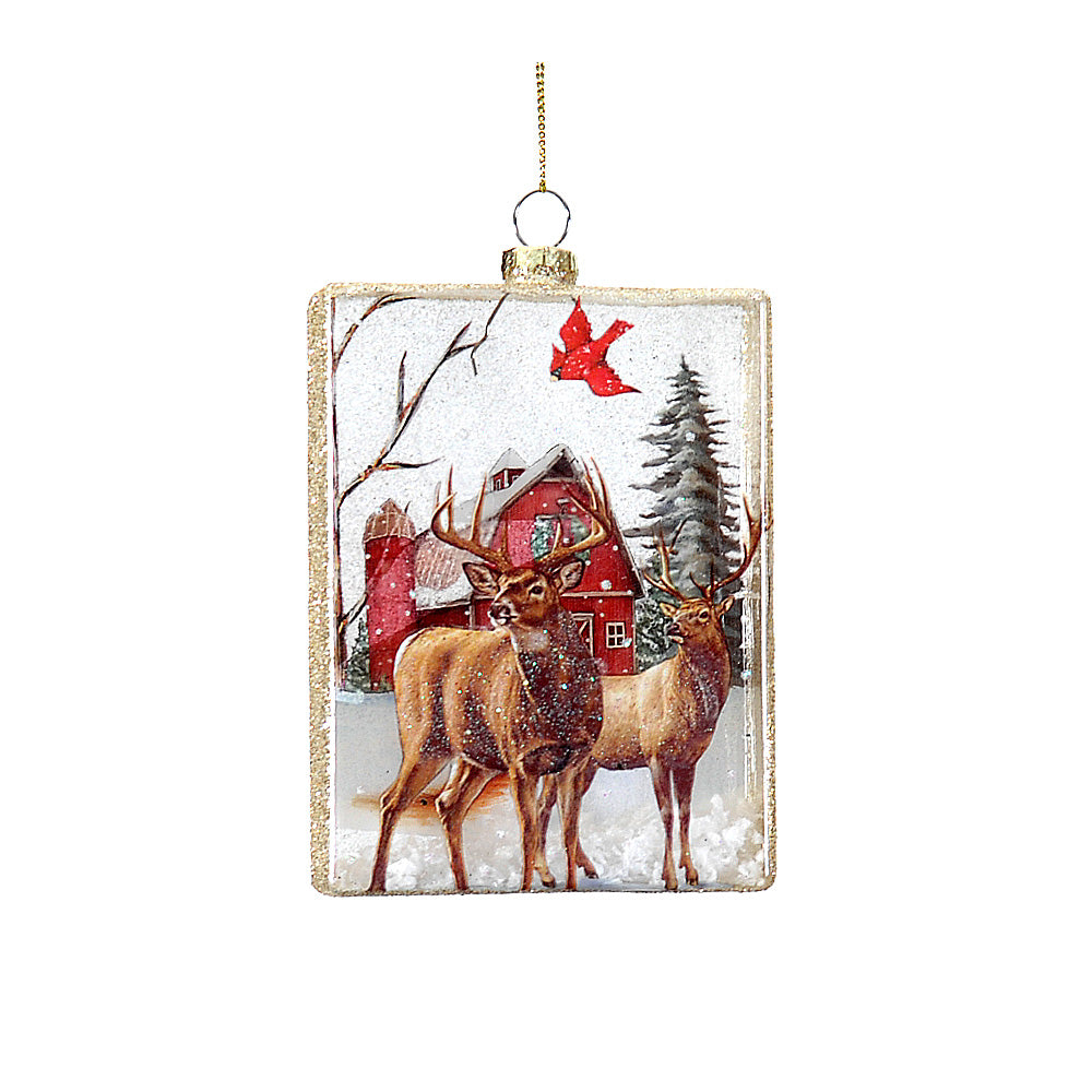 Ornament pentru brad, Cerbi, 14 cm - SIMONA'S CHRISTMAS Ornament pentru brad, Cerbi, 14 cm - SIMONA'S CHRISTMAS