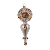 Ornament pentru brad, Finial Symphonie, crem/auriu, 20 cm - SIMONA'S CHRISTMAS Ornament pentru brad, Finial Symphonie, crem/auriu, 20 cm - SIMONA'S CHRISTMAS