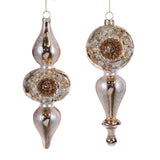 Ornament pentru brad, Finial Symphonie, crem/auriu, 20 cm - SIMONA'S CHRISTMAS Ornament pentru brad, Finial Symphonie, crem/auriu, 20 cm - SIMONA'S CHRISTMAS