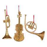 Ornament pentru brad, Instrument Muzical, auriu, 19 cm - SIMONA'S CHRISTMAS Ornament pentru brad, Instrument Muzical, auriu, 19 cm - SIMONA'S CHRISTMAS