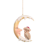 Ornament pentru brad, Luna North Pole, crem/auriu, 13 cm, SIMONA'S CHRISTMAS Ornament pentru brad, Luna North Pole, crem/auriu, 13 cm, SIMONA'S CHRISTMAS