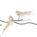 Ornament pentru brad, Pasare Sparkle, crem, 17 cm, SIMONA'S CHRISTMAS Ornament pentru brad, Pasare Sparkle, crem, 17 cm, SIMONA'S CHRISTMAS