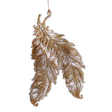 Ornament pentru brad, Pene, auriu, 15 cm - SIMONA'S CHRISTMAS Ornament pentru brad, Pene, auriu, 15 cm - SIMONA'S CHRISTMAS