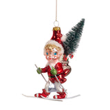 Ornament pentru brad, Spiridus North Pole, rosu/verde, 16 cm, SIMONA'S CHRISTMAS Ornament pentru brad, Spiridus North Pole, rosu/verde, 16 cm, SIMONA'S CHRISTMAS