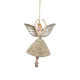 Ornament pentru brad, Zana Audrey, auriu, 12 cm - SIMONA'S CHRISTMAS Ornament pentru brad, Zana Audrey, auriu, 12 cm - SIMONA'S CHRISTMAS