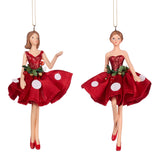 Ornament pentru brad, Zana Ciuperca, rosu/alb, 14 cm - SIMONA'S CHRISTMAS Ornament pentru brad, Zana Ciuperca, rosu/alb, 14 cm - SIMONA'S CHRISTMAS