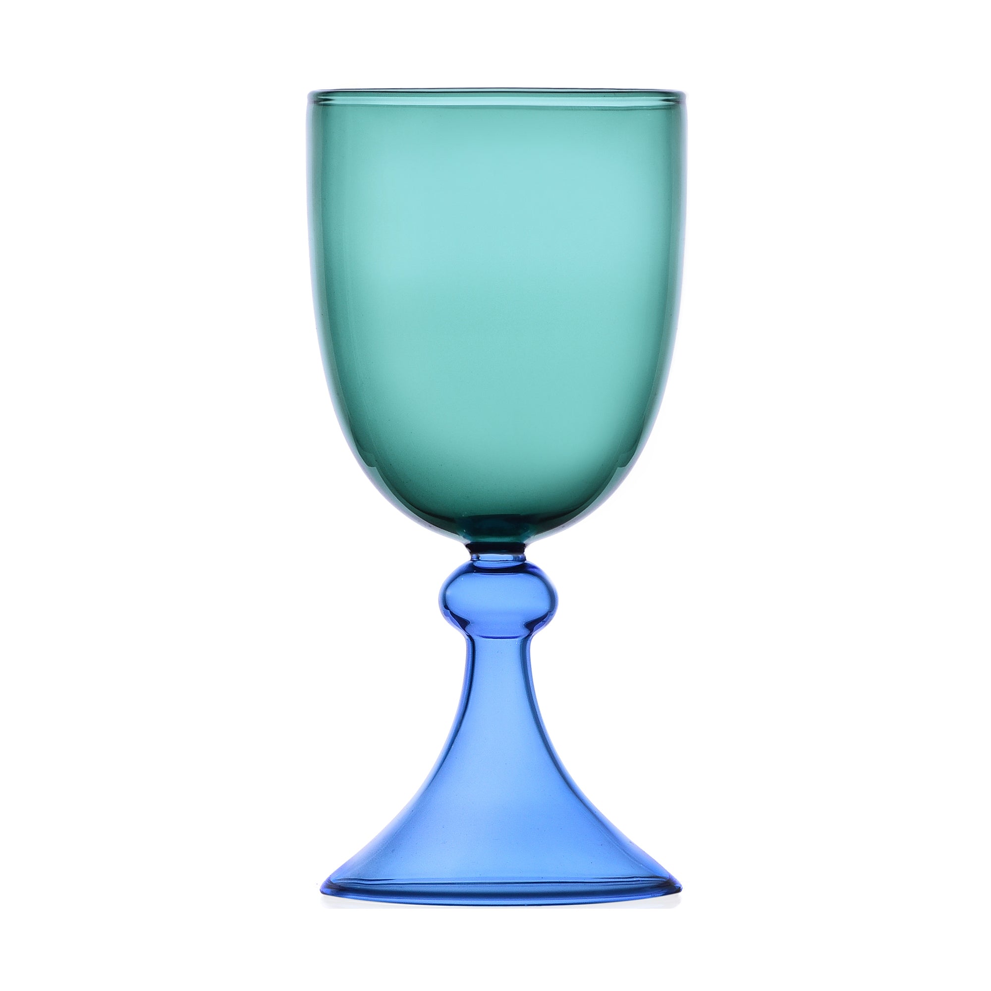 Pahar cu picior, 17 cm, petrol/albastru, Tamigi - ICHENDORF Pahar cu picior, 17 cm, petrol/albastru, Tamigi - ICHENDORF
