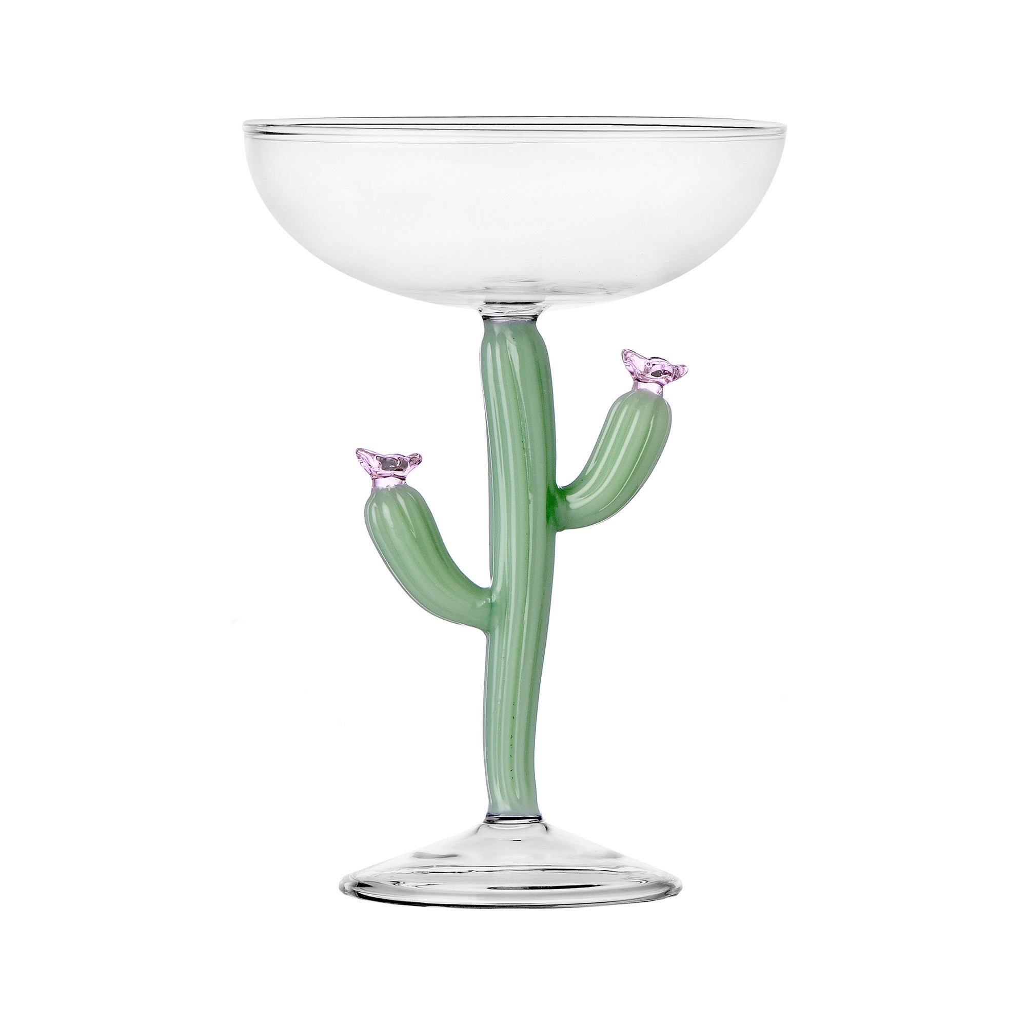 Pahar cupa pentru sampanie, Cactus Matt Green, Desert Plants by Alessandra Baldereschi - ICHENDORF Pahar cupa pentru sampanie, Cactus Matt Green, Desert Plants by Alessandra Baldereschi - ICHENDORF