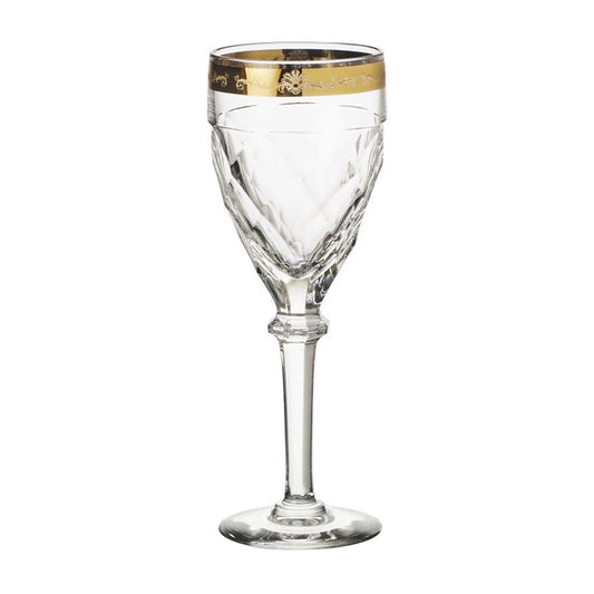 Pahar pentru apa, 240 ml, Palazzo Gold by Gerald Gulotta - VISTA ALEGRE