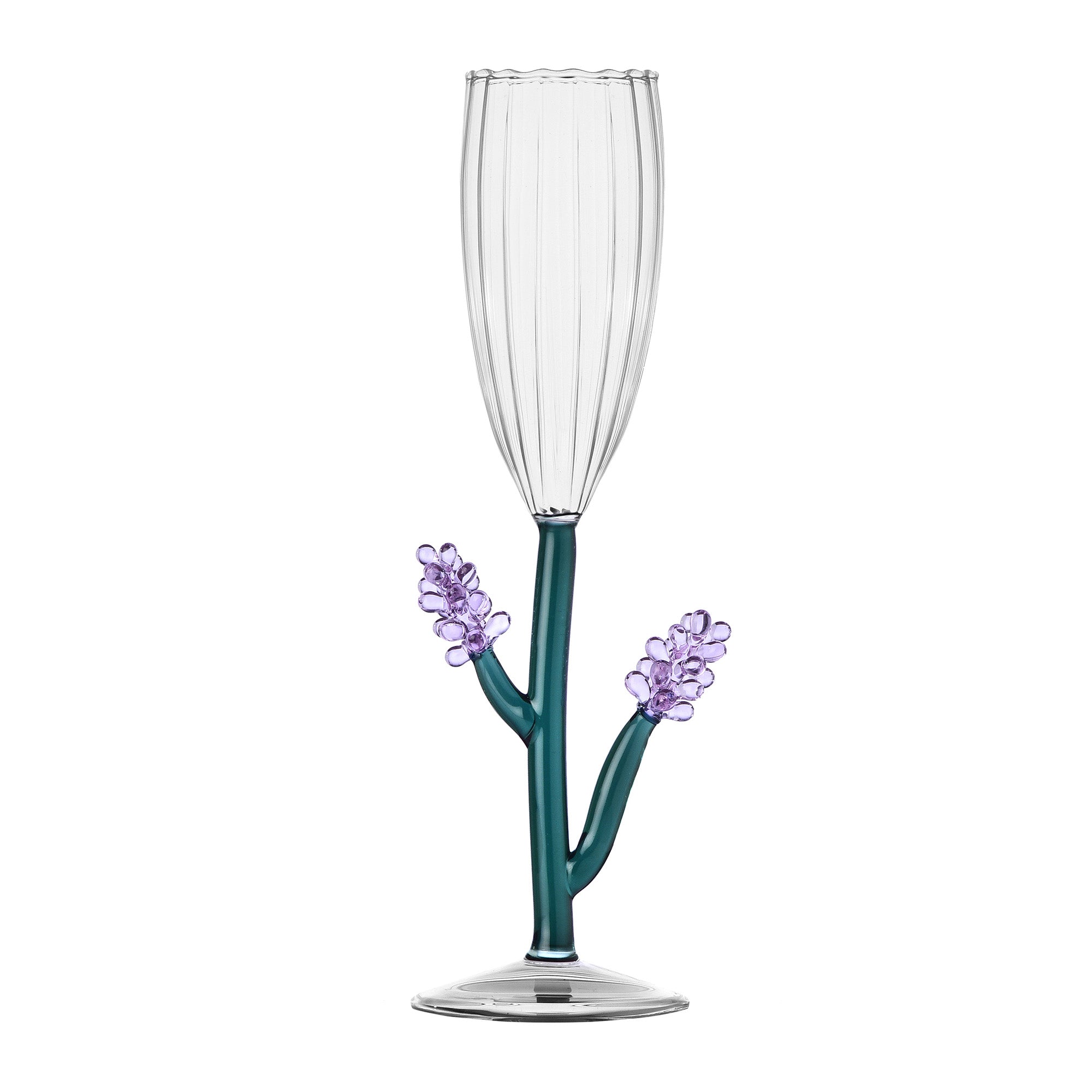 Pahar pentru sampanie, Lavender, Botanica by Alessandra Baldereschi - ICHENDORF Pahar pentru sampanie, Lavender, Botanica by Alessandra Baldereschi - ICHENDORF