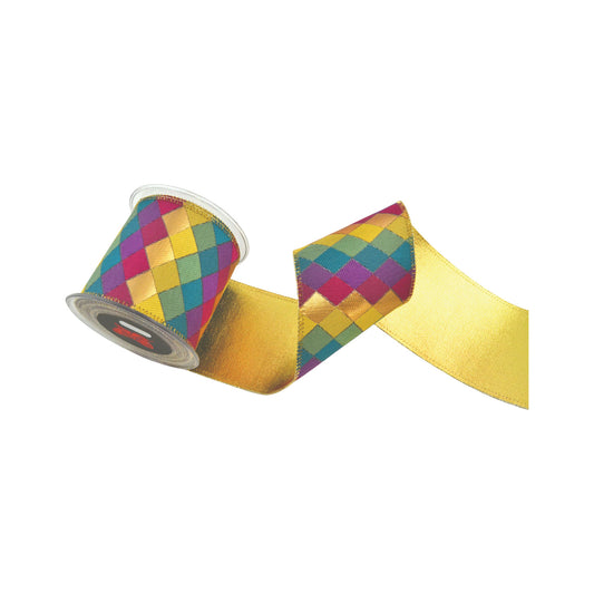 Panglica decorativa Serafina, multicolor, 10 cm x 4.5 m - SIMONA'S CHRISTMAS