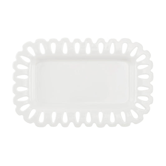 Platou dreptunghiular, 31x22 cm, Giulietta - LA PORCELLANA BIANCA