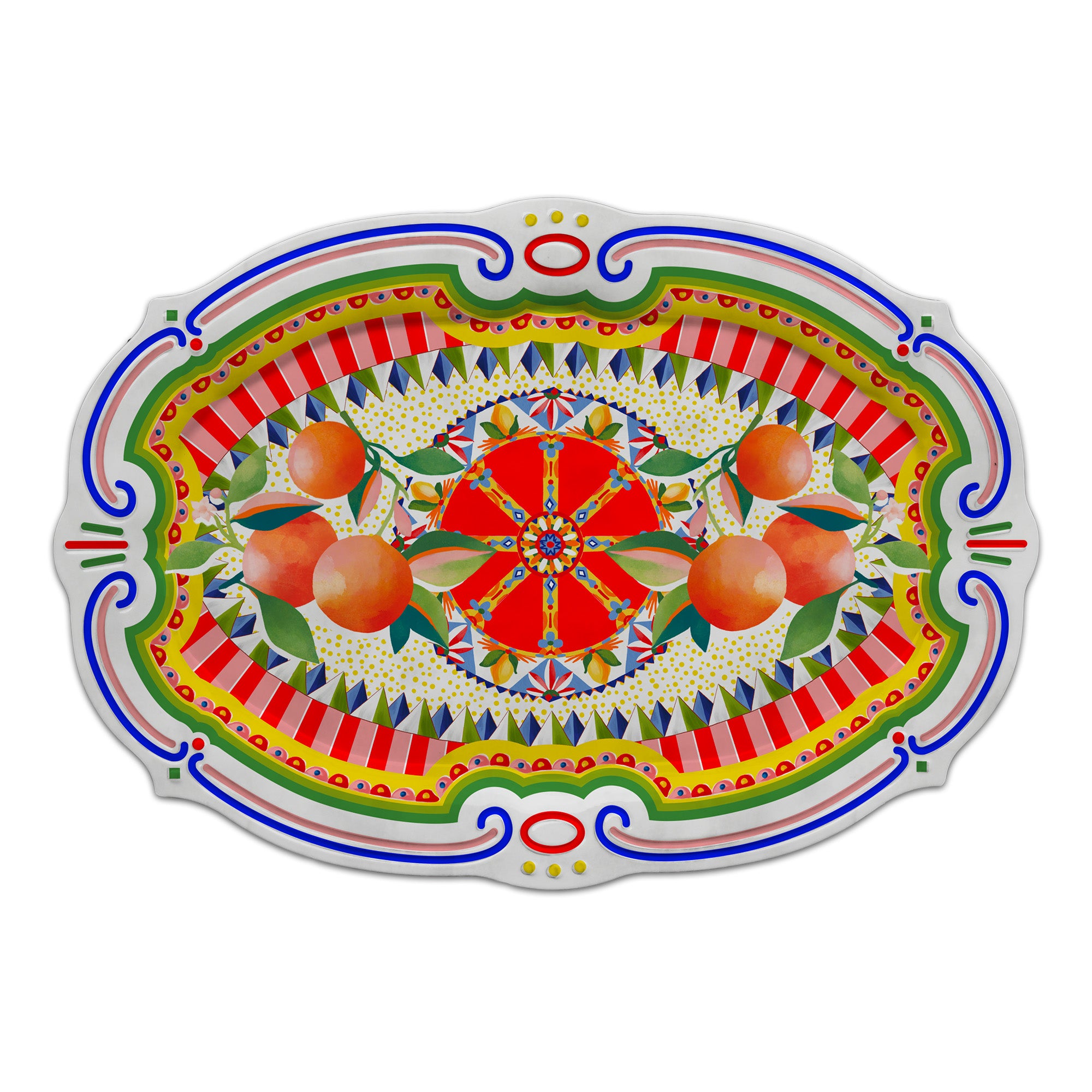 Platou oval, melamina, 50x35 cm, Dolce Vita - BACI MILANO Platou oval, melamina, 50x35 cm, Dolce Vita - BACI MILANO