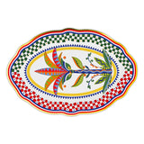 Platou oval Palm Tree, portelan, 35x24 cm, Dolce Vita - BACI MILANO Platou oval Palm Tree, portelan, 35x24 cm, Dolce Vita - BACI MILANO