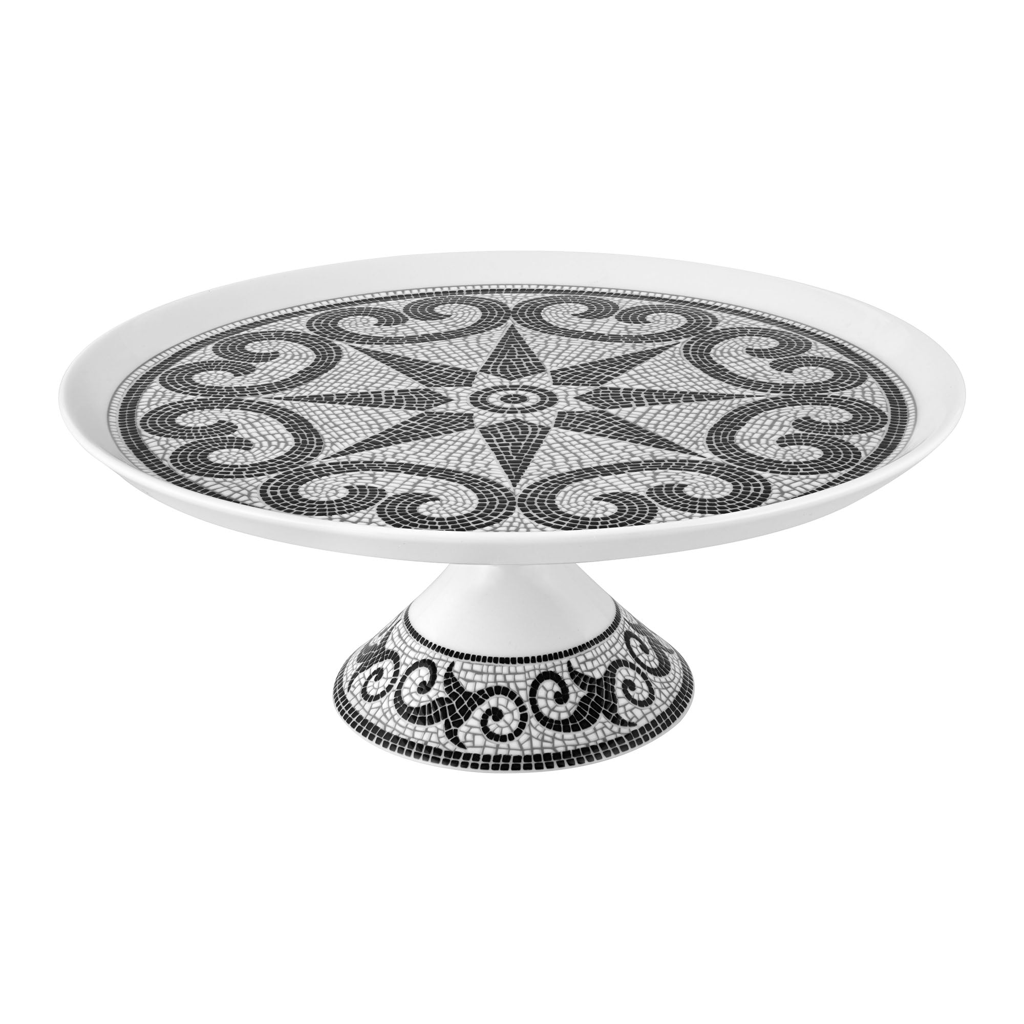 Platou pentru tort, 38 cm, Calcada Portuguesa by Manoela Medeiros - VISTA ALEGRE Platou pentru tort, 38 cm, Calcada Portuguesa by Manoela Medeiros - VISTA ALEGRE