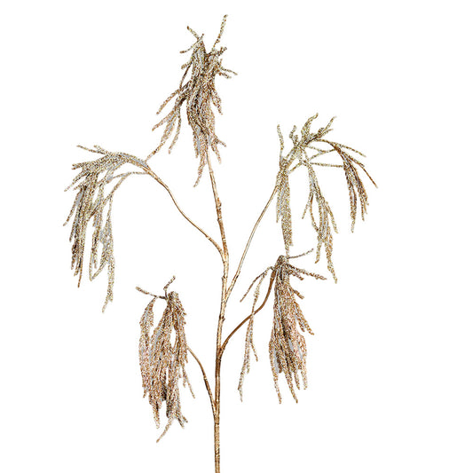 Ramura decorativa Amaranthus, auriu, 116 cm - SIMONA'S CHRISTMAS