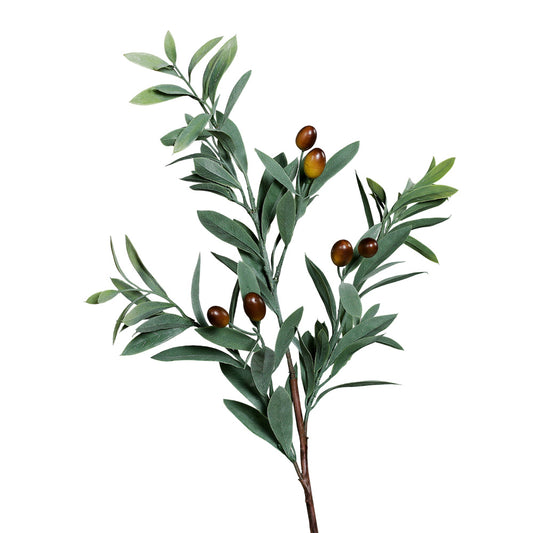 Ramura decorativa Maslin, verde, 63 cm - SIMONA'S COLLECTION