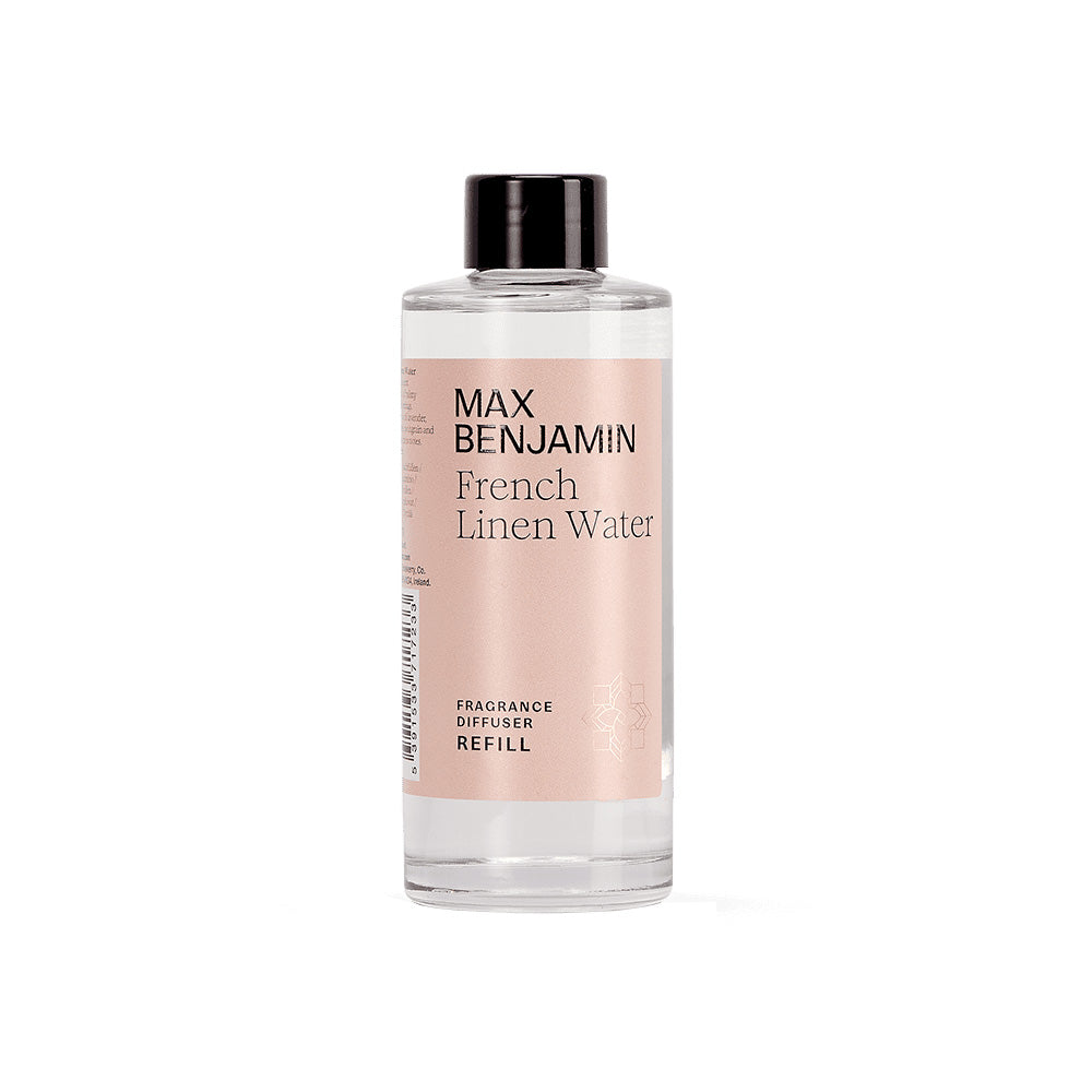 Rezerva difuzor esenta parfumata, French Linen Water, 150 ml, colectia Classic - MAX BENJAMIN Rezerva difuzor esenta parfumata, French Linen Water, 150 ml, colectia Classic - MAX BENJAMIN