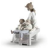 Sculptura An afternoon Nap Mother by Antonio Ramos - LLADRO Sculptura An afternoon Nap Mother by Antonio Ramos - LLADRO
