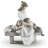 Sculptura An afternoon Nap Mother by Antonio Ramos - LLADRO Sculptura An afternoon Nap Mother by Antonio Ramos - LLADRO