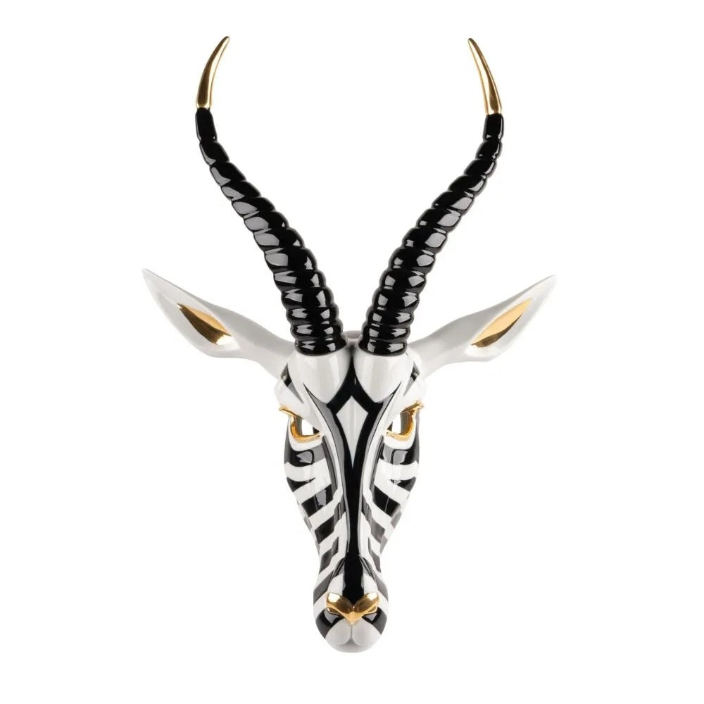 Sculptura Antelope Mask by Jose Luis Santes - LLADRO Sculptura Antelope Mask by Jose Luis Santes - LLADRO
