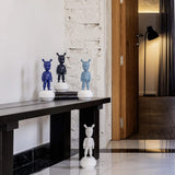Sculptura din portelan, 30 cm, The Indigo Blue Guest by Jaime Hayon - LLADRO Sculptura din portelan, 30 cm, The Indigo Blue Guest by Jaime Hayon - LLADRO
