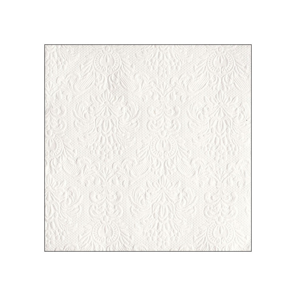 Servetele de masa, 15 buc, 33 x 33 cm, Elegance White, SIMONA'S COLLECTION Servetele de masa, 15 buc, 33 x 33 cm, Elegance White, SIMONA'S COLLECTION