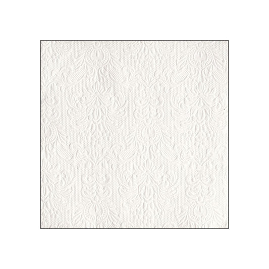 Servetele de masa, 15 buc, 33 x 33 cm, Elegance White, SIMONA'S COLLECTION