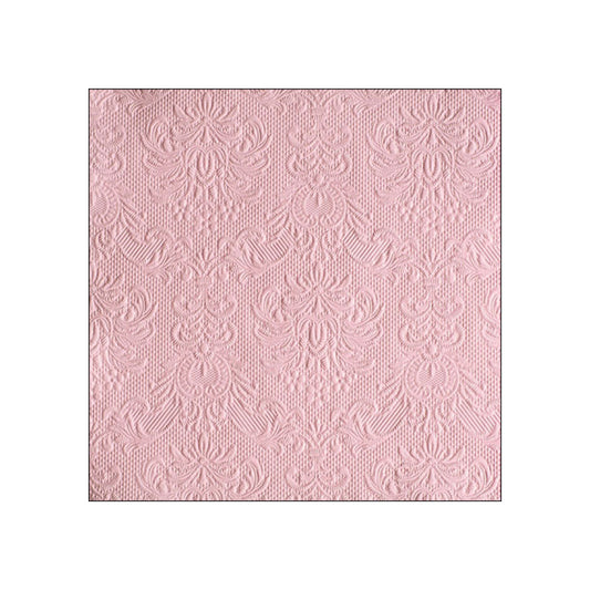 Servetele de masa, 15 buc, 33 x 33 cm, Elegance Pastel Rose, SIMONA'S COLLECTION