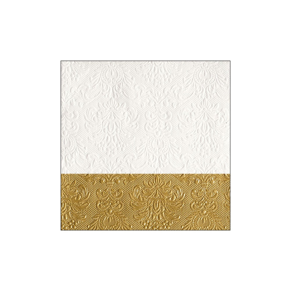 Servetele de masa, 15 buc, 25 x 25 cm, Elegance Dip Gold, SIMONA'S COLLECTION Servetele de masa, 15 buc, 25 x 25 cm, Elegance Dip Gold, SIMONA'S COLLECTION