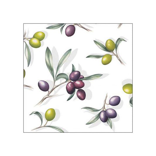 Servetele de masa, 20 buc, 33 x 33 cm, Olives - SIMONA'S COLLECTION