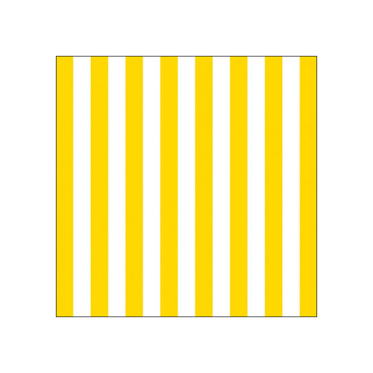 Servetele de masa, 20 buc, 33 x 33 cm, Stripes Yellow - SIMONA'S COLLECTION