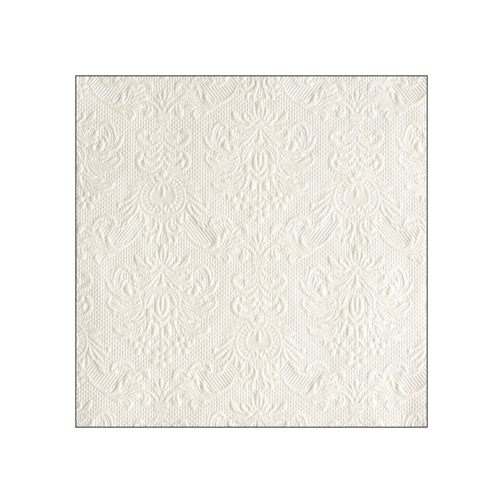 Servetele de masa, 15 buc, 33 x 33 cm, Elegance Pearl White, SIMONA'S COLLECTION Servetele de masa, 15 buc, 33 x 33 cm, Elegance Pearl White, SIMONA'S COLLECTION