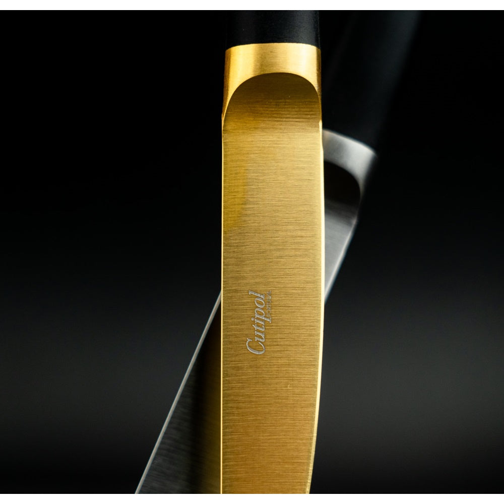 Set 2 cutite petru carne, din otel inoxidabil, Rib Gold - CUTIPOL Set 2 cutite petru carne, din otel inoxidabil, Rib Gold - CUTIPOL