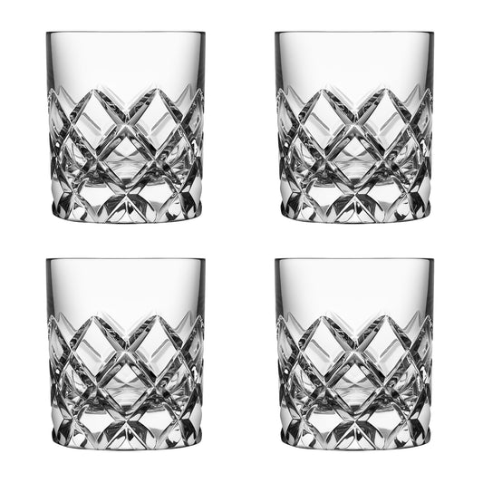Set 4 pahare pentru whisky, 250 ml, Sofiero by Gunnar Cyren - ORREFORS