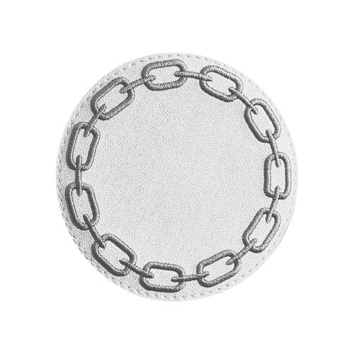 Set 4 suporturi pentru pahare, Chain White/Sage Green - SIMONA'S COLLECTION