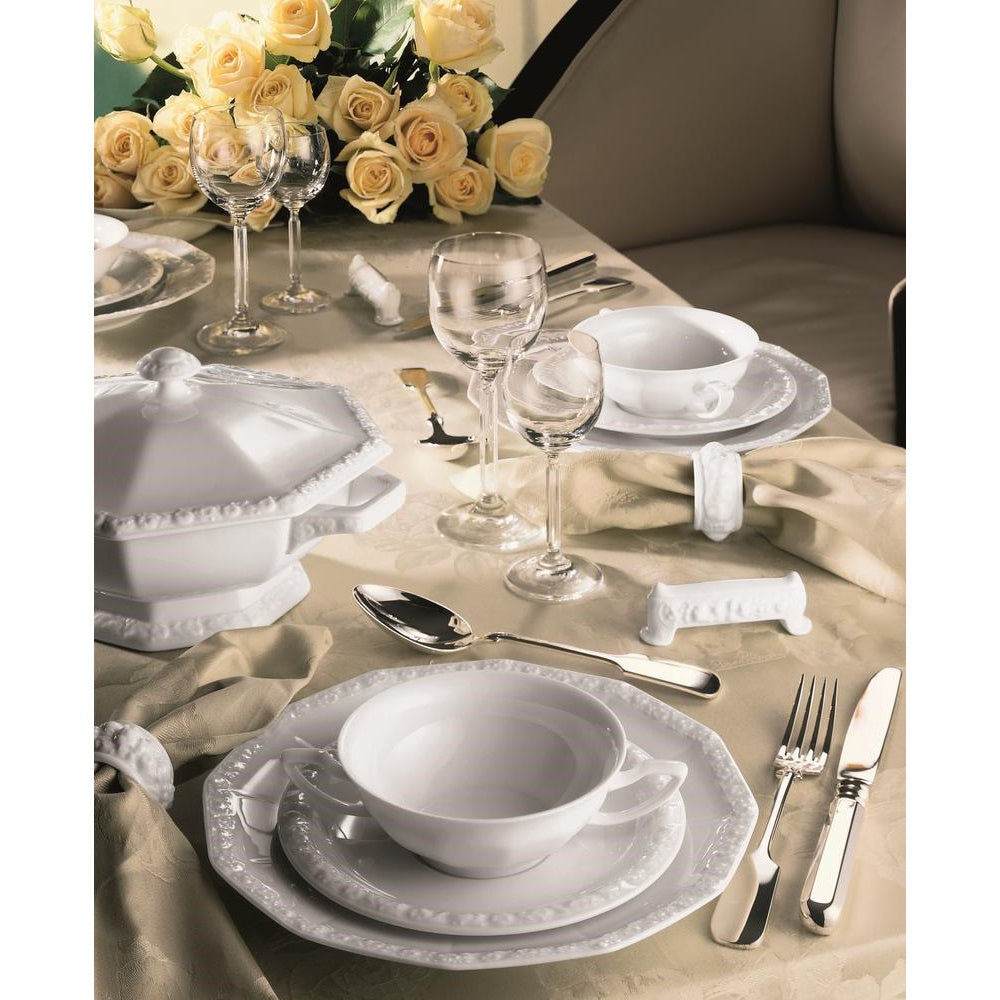 Set pentru cina Berlin, 13 piese, Maria White - ROSENTHAL Set pentru cina Berlin, 13 piese, Maria White - ROSENTHAL