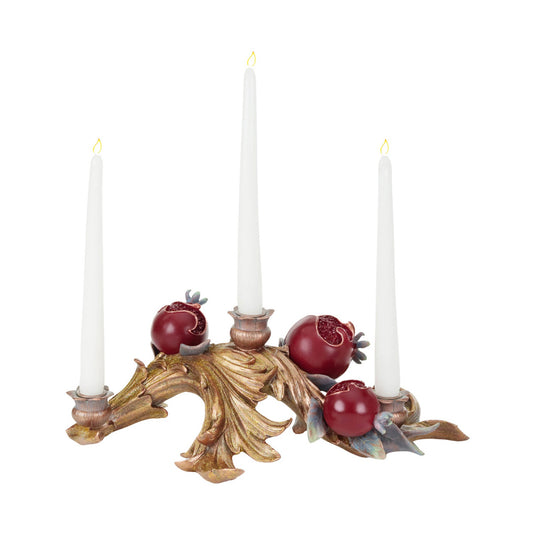 Sfesnic Acante Rodie, burgundy/auriu, 41 cm - SIMONA'S CHRISTMAS