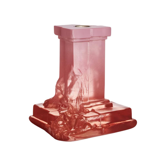 Sfesnic din sticla cristalina, Spicy Rose, 15 cm, Rocky Baroque by Hanna Hansdotter - KOSTA BODA