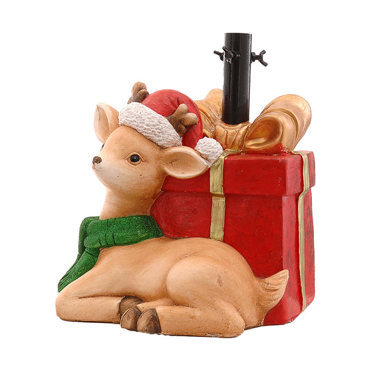 Suport pentru brad Bambi cu cadou, 37 cm - SIMONA'S CHRISTMAS