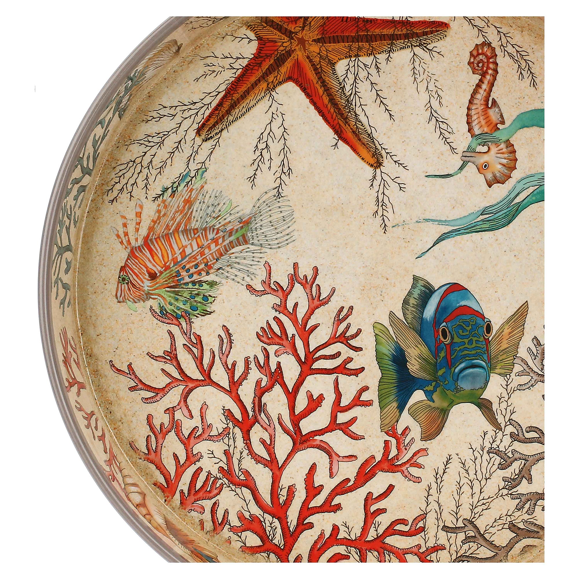 Tava rotunda, melamina, 35 cm, Sea Life - SIMONA'S COLLECTION Tava rotunda, melamina, 35 cm, Sea Life - SIMONA'S COLLECTION