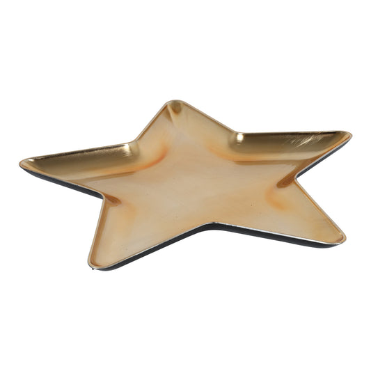 Tava Stea Leoni, auriu, 31 cm - SIMONA'S CHRISTMAS