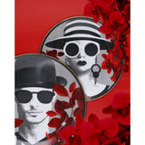 Cutie din portelan, 13 cm, The inseparables Mr White - BACI MILANO Cutie din portelan, 13 cm, The inseparables Mr White - BACI MILANO