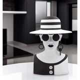 Vaza din portelan, 27 cm, The inseparables Mrs White - BACI MILANO Vaza din portelan, 27 cm, The inseparables Mrs White - BACI MILANO