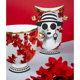 Vaza din portelan, 27 cm, The inseparables Mrs White - BACI MILANO Vaza din portelan, 27 cm, The inseparables Mrs White - BACI MILANO