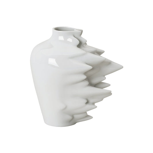 Vaza alba din portelan, 14 cm, Fast by Cedric Ragot - ROSENTHAL