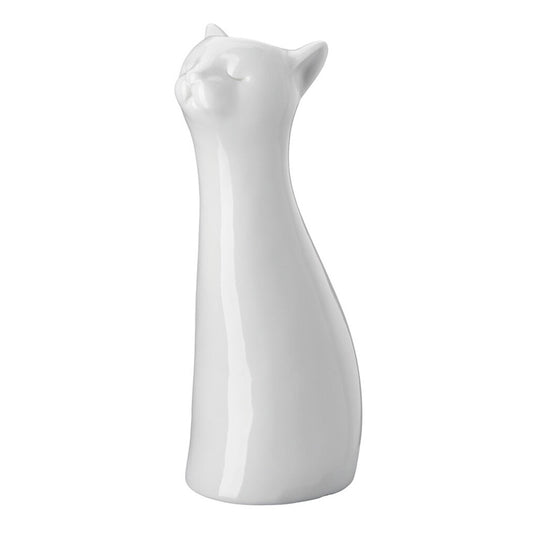 Vaza alba din portelan, 20 cm, Cat - HUTSCHENREUTHER