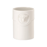 Vaza cilindrica din portelan, 10 cm, La Medusa Mini White - VERSACE Vaza cilindrica din portelan, 10 cm, La Medusa Mini White - VERSACE